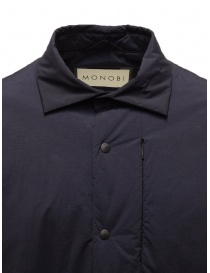 Monobi navy blue padded shirt mens shirts buy online