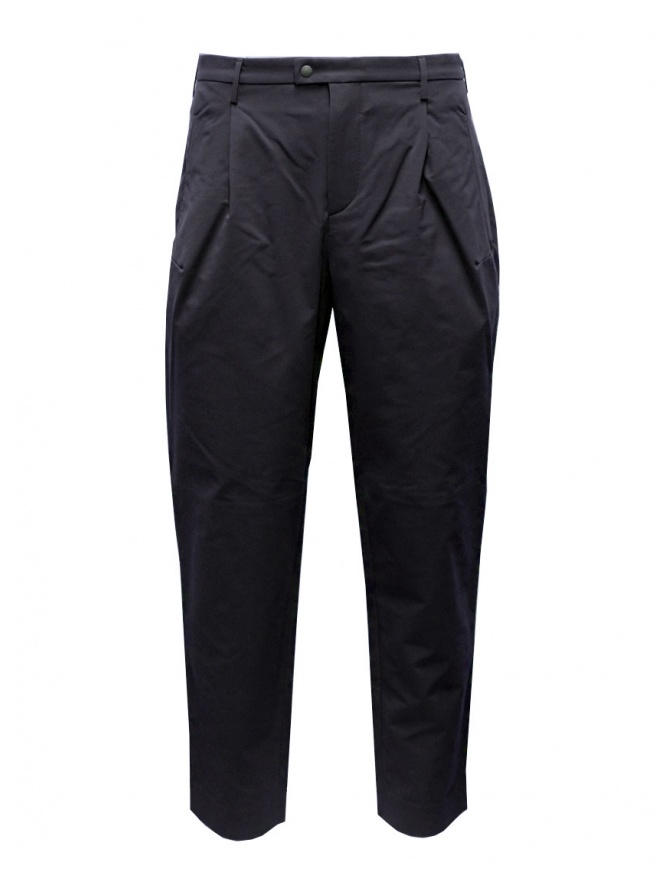 Monobi Easy Pants navy blue trousers 10766305 F 29952 NAVY BLUE mens trousers online shopping
