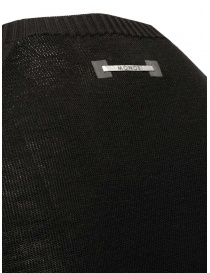 Monobi maglia in lana merino nera