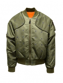 Giubbini uomo online: Kapital bomber-cuscino primaverile verde khaki