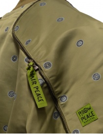 Kapital bomber-cuscino primaverile verde khaki giubbini uomo acquista online