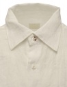 Kapital camicia bianca in lino con maniche ricamate K2204LS070 WHITE prezzo