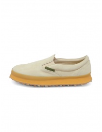 Shoto Dorf beige suede slip on shoes price