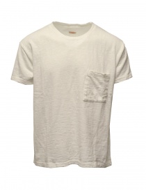 Kapital white t-shirt with front pocket EK-362 WHITE order online