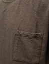 Kapital T-shirt marrone con taschino frontale EK-362 I-B prezzo