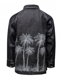 Kapital denim shirt-jacket with embroidered palm trees buy online