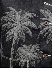 Kapital Mens Palm Tree Jacquard Denim Jacket