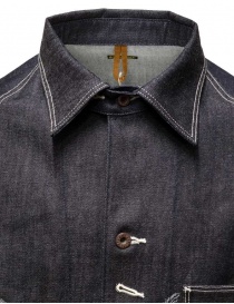 Kapital denim shirt-jacket with embroidered palm trees mens shirts price