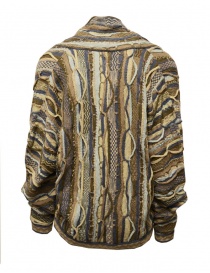 Kapital Gaudy cardigan in cotone beige e blu acquista online