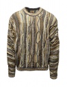Kapital maglia Gaudy in cotone beige e blu acquista online K2203KN040 NAVY