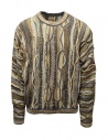 Kapital maglia Gaudy in cotone beige e blu acquista online K2203KN040 NAVY