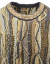 Kapital maglia Gaudy in cotone beige e blu K2203KN040 NAVY prezzo