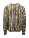 Kapital Gaudy sweater in beige and blue cotton shop online men s knitwear
