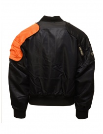 Kapital black and orange spring bomber-pillow buy online