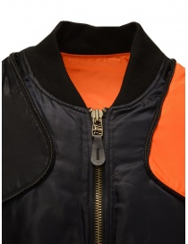 Kapital black and orange spring bomber-pillow price