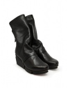 Trippen Mellow stivaletto in pelle nera con zeppa MELLOW F SAT BLACK prezzo