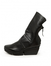 Trippen Mellow black leather ankle boot with wedge heel price online