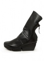 Trippen Mellow stivaletto in pelle nera con zeppa acquista online MELLOW F SAT BLACK