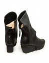 Trippen Mellow stivaletto in pelle nera con zeppashop online calzature donna