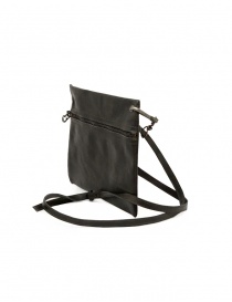 Deepti clutch piatta in pelle di cavallo nera prezzo