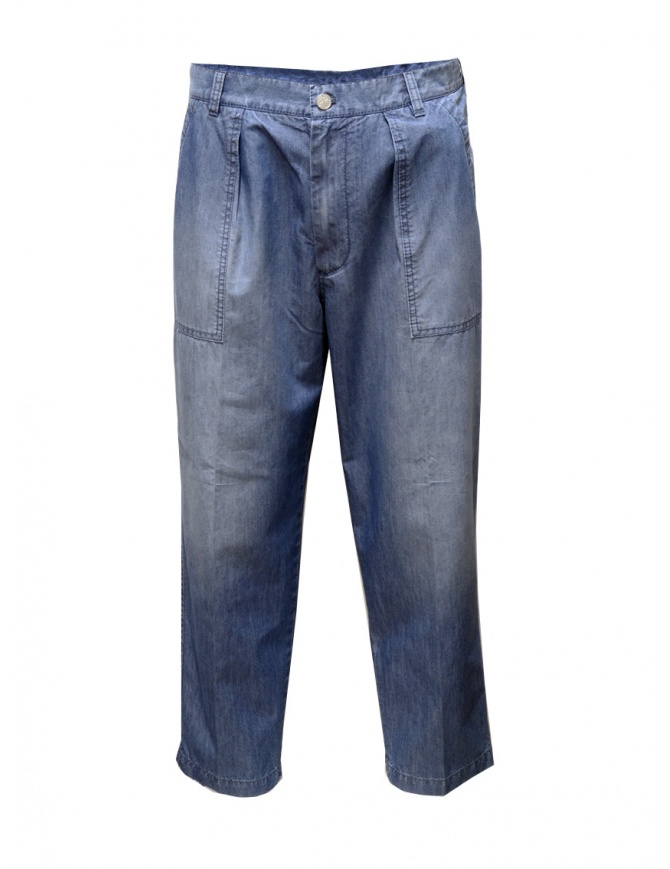 Cellar Door Fat jeans a gamba larga multitasche FAT ND283 H300 jeans uomo online shopping