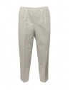 Cellar Door Alfred white pants with elastic waist buy online ALFRED NF457 91 LUNAR ROCK