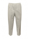 Cellar Door Alfred white pants with elastic waist buy online ALFRED NF457 91 LUNAR ROCK