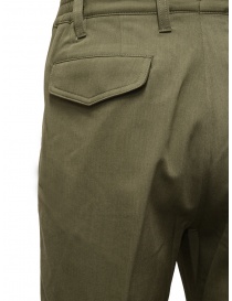 Cellar Door Eric olive green trousers with pleats