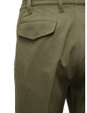 Cellar Door Eric olive green trousers with pleats shop online mens trousers