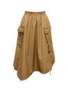 Cellar Door Emy biscuit-colored flared skirt buy online EMY HC023 07 BISCOTTO