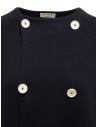 Ma'ry'ya cardigan in cotone doppiopetto blu scollo tondo YGK041_12NAVY prezzo