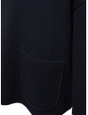 Ma'ry'ya blue double-breasted cotton cardigan with round neckline YGK041_12NAVY buy online