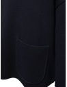 Ma'ry'ya cardigan in cotone doppiopetto blu scollo tondo YGK041_12NAVY acquista online