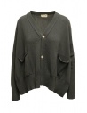 Ma'ry'ya cardigan in cotone grigio acquista online YGK074_4IRON