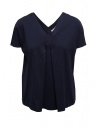 Ma'ry'ya blue T-shirt with double V-neck buy online YGJ068_7NAVY