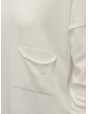 Ma'ry'ya maglia in cotone bianca con un taschino YGK026_1WHITE prezzo