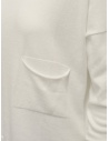 Ma'ry'ya maglia in cotone bianca con un taschino YGK026_1WHITE prezzo