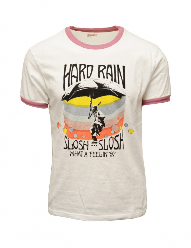 Kapital Hard Rain Sundance white T-shirt K2203SC054 WHITE mens t shirts online shopping