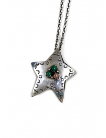 Kapital necklace with star pendant and natural stones