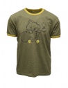 Kapital T-shirt khaki con orsetto chitarrista acquista online K2204SC087 KHA