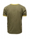 Kapital khaki t-shirt with guitarist bear K2204SC087 KHA price