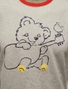 Kapital grey T-shirt with guitarist bear K2204SC087 LGY price