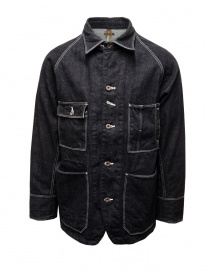 Giubbini uomo online: Kapital giacca in denim indaco EK-1387