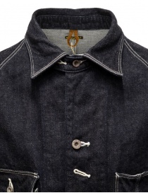 Kapital giacca in denim indaco EK-1387 giubbini uomo acquista online