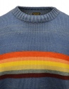 Kapital Rainbow & Rainbowy blue sweater with Smiley elbows K2203KN015 BL price