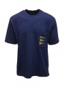 Kapital IDG Tengu Pennant T-shirt blu 4 bandiere acquista online EK-1226 IDG