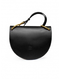 Il Bisonte Consuelo borsa a tracolla in pelle nera BCR193PG0003 NERO BK240 order online