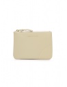 Comme des Garçons SA8100 off white leather coin purse buy online SA8100 OFF WHITE