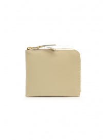 Wallets online: Comme des Garçons SA3100 mini wallet in white leather