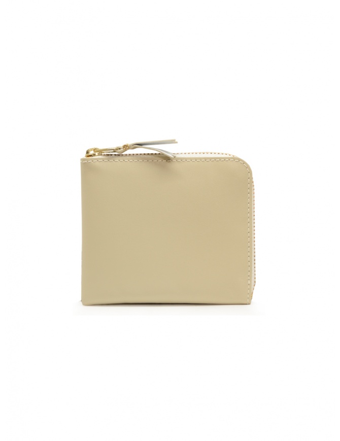 Comme des Garçons SA3100 mini wallet in white leather SA3100 802 wallets online shopping